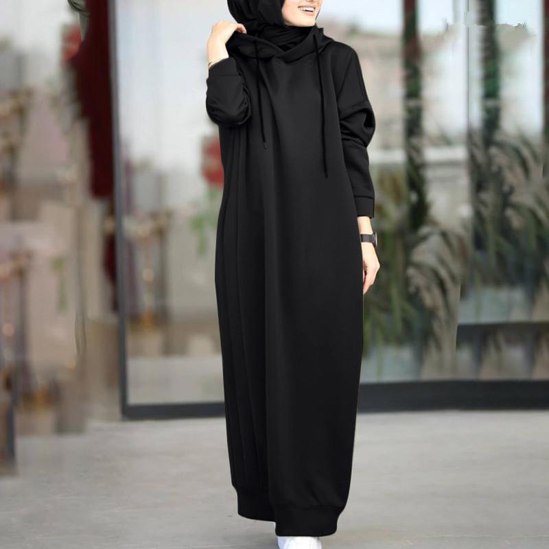 Damen Modischer Hoodie-Jumpsuit mit strukturiertem Schnitt und seitlichen Taschen Drune