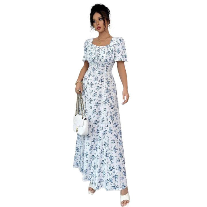Damen Maxi-Kleid im romantischen Blumenmuster Drune