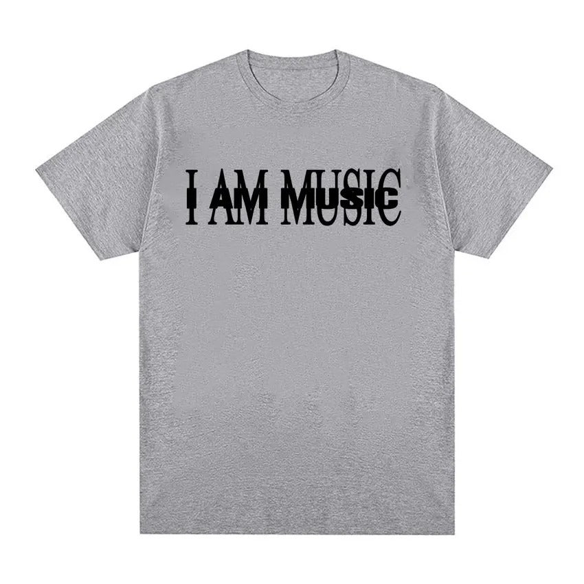 Damen T-Shirt mit modernem Typografie-Druck Drune