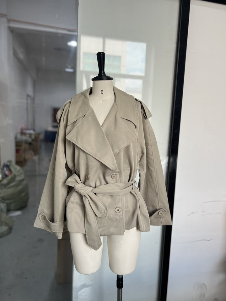 Damen modische Trenchcoat Drune