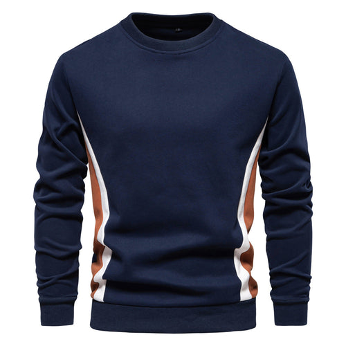 Herren Freizeit-Sweatshirt mit modernem Farbblockdesign Drune