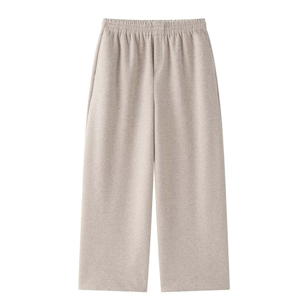 Damen bequeme Chino-Hose mit hohem Bund und lässigem Schnitt Drune