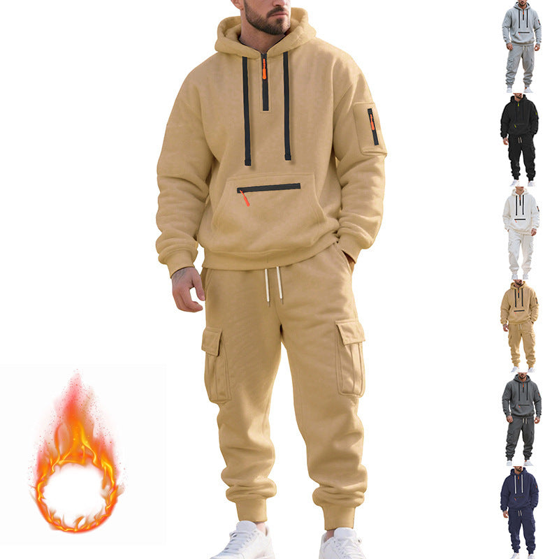 Herren Trainingsanzug mit modernem Schnitt und praktischen Taschen Drune