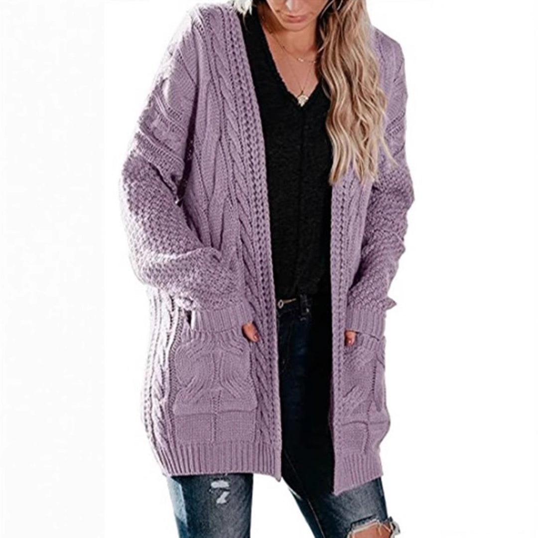 Damen Grobstrick Cardigan Drune