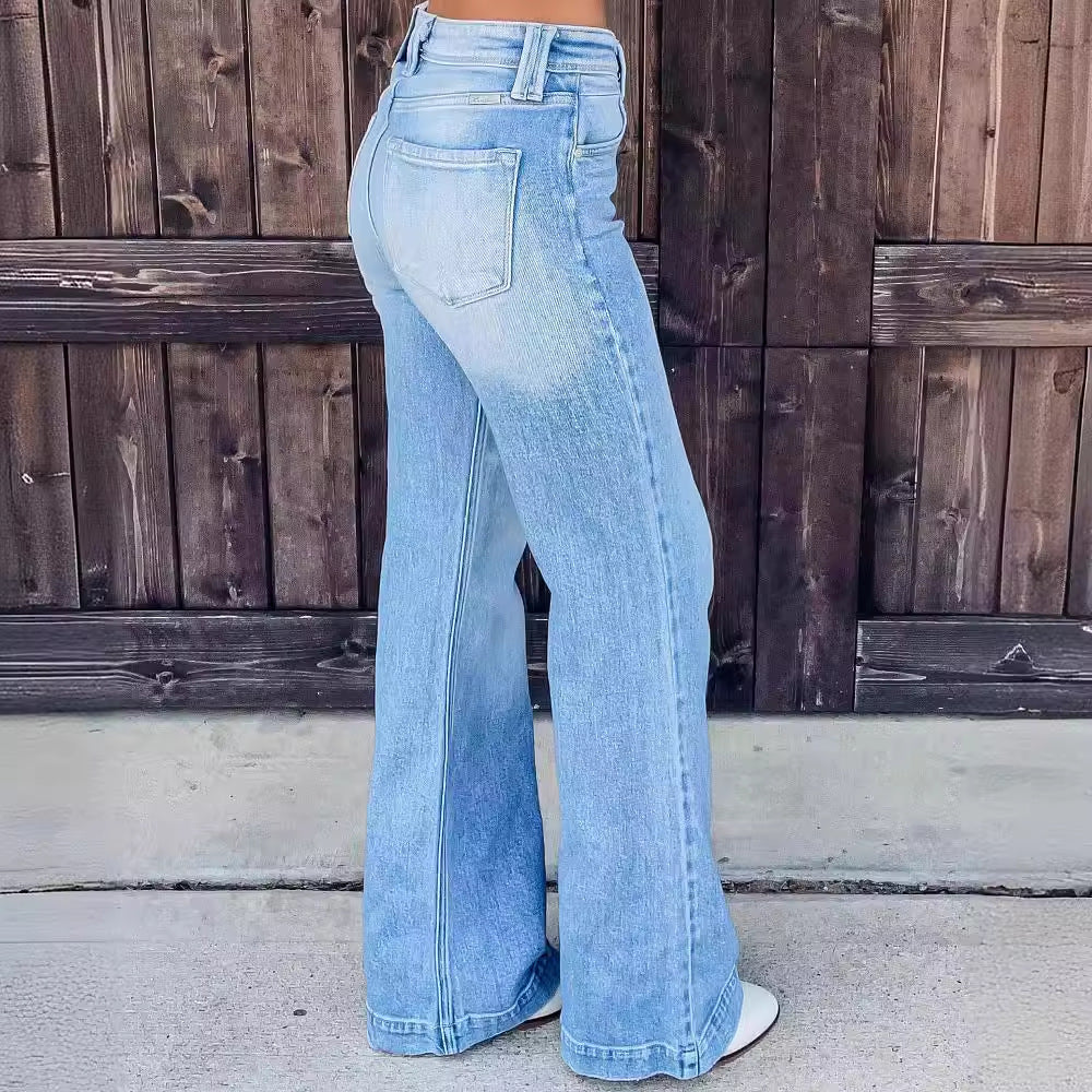 Damen weite Jeans im Vintage-Look Drune