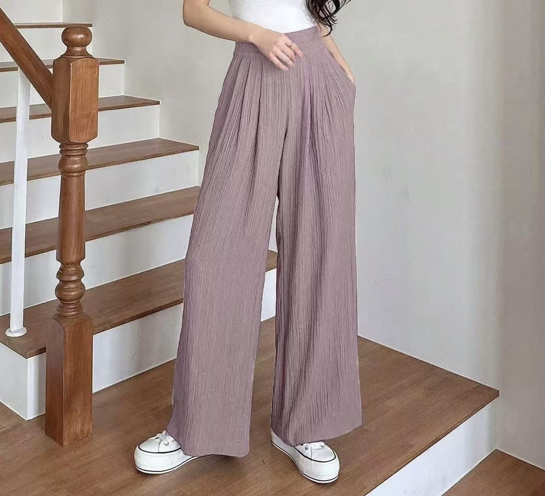 Damen weite Faltenhose Drune