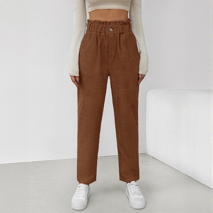 Damen Bequeme Chino-Hose Drune