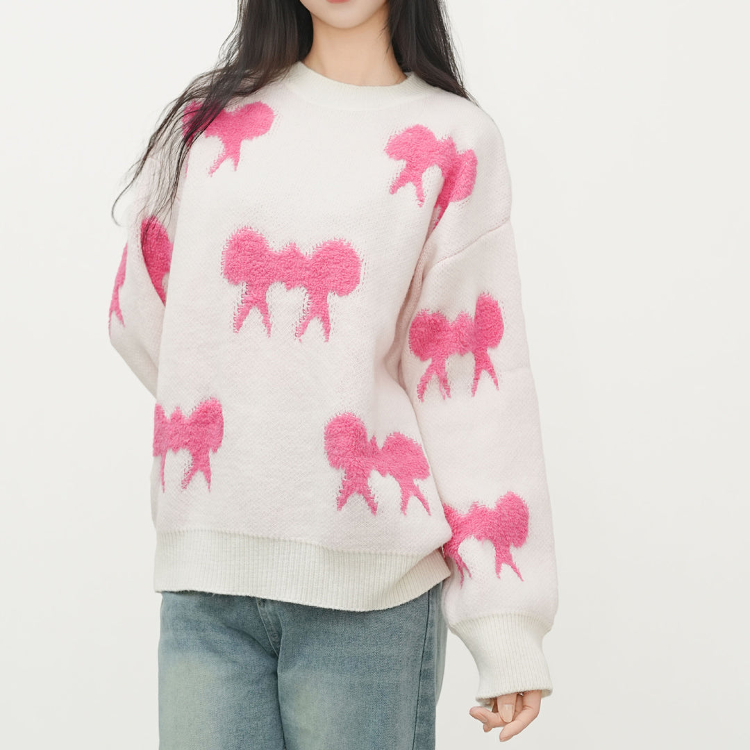 Damen lässiger Pullover mit einzigartigem tierischem Design Drune