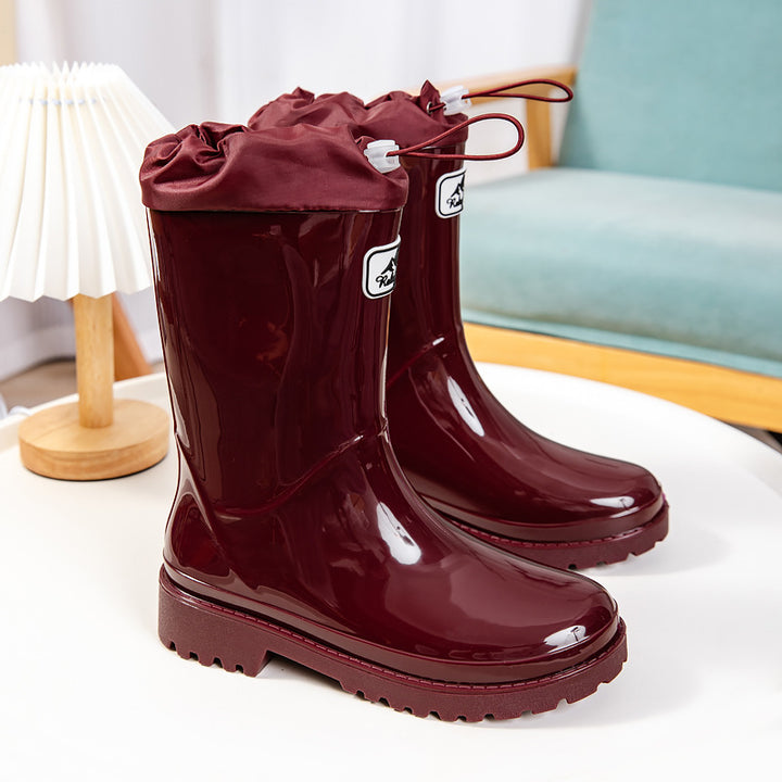 Damen Hochwertige und stylische Gummistiefel mit verstellbarem Schnürsystem Drune