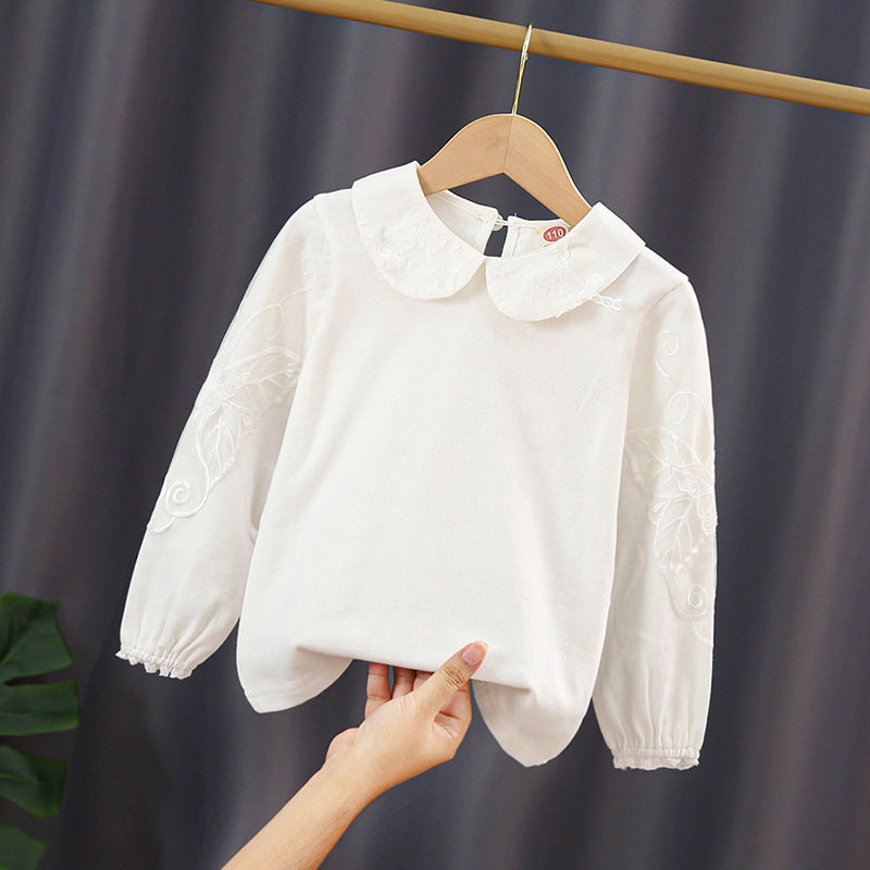 Damen Bluse mit eleganter Stickerei Drune
