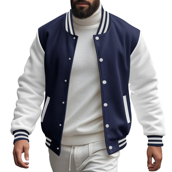 Herren Sportliche Collegejacke Drune