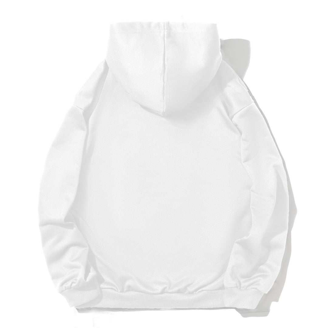 Damen nan Kapuzen-Sweatshirt und Slim-Jogginghose Lounge-Set mit Kängurutasche, gerippten Bündchen und figurbetonter Passform Drune