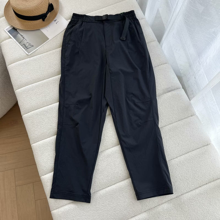 Damen lässige und innovative Freizeithose mit verstellbarem Bund Drune