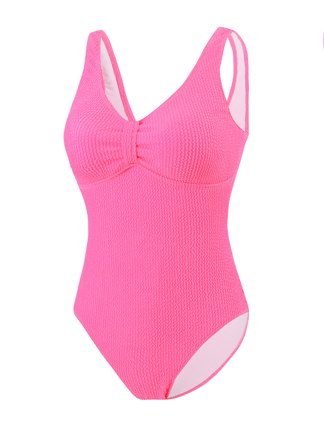 Damen Einteiler Badeanzug mit strukturierter Textur und elegantem Schnitt Drune