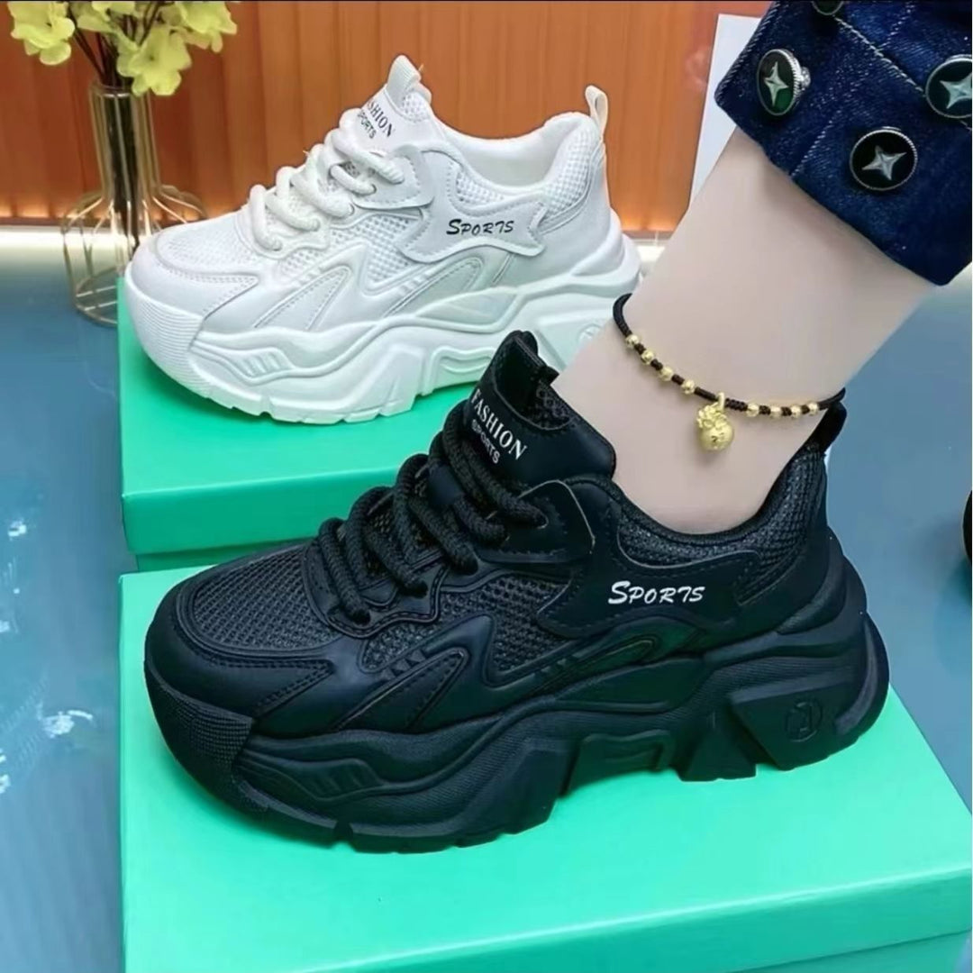 Damen Sportliche Chunky Sneakers Drune