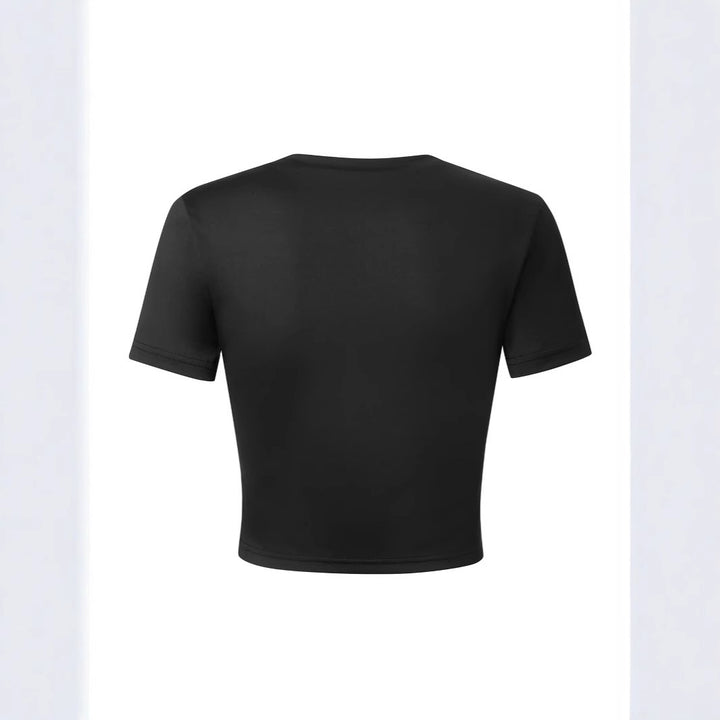 Damen Crop-Shirt mit inspirierendem Schriftzug Drune