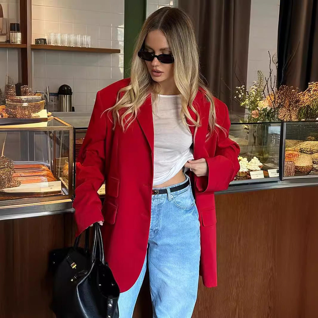 Damen Oversized Blazer im modernen Schnitt Drune