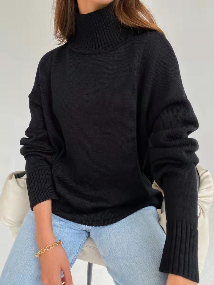 Damen modischer Rollkragenpullover Drune