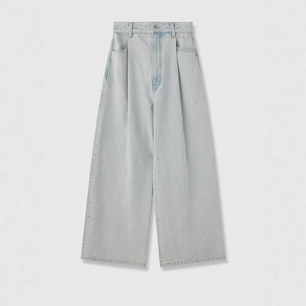 Damen Weit geschnittene Mom-Jeans Drune