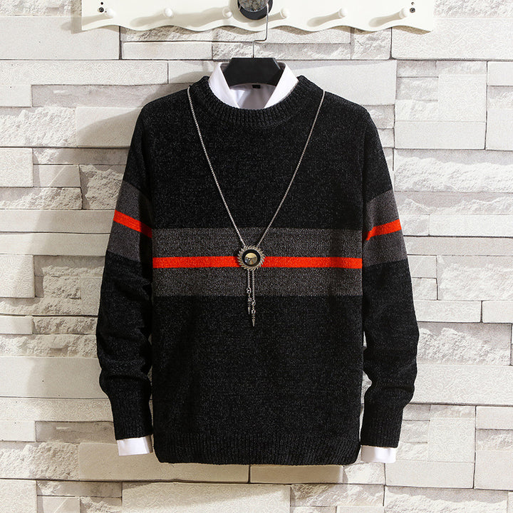 Herren modischer Pullover mit gestreiftem Design und hohem Komfort Drune