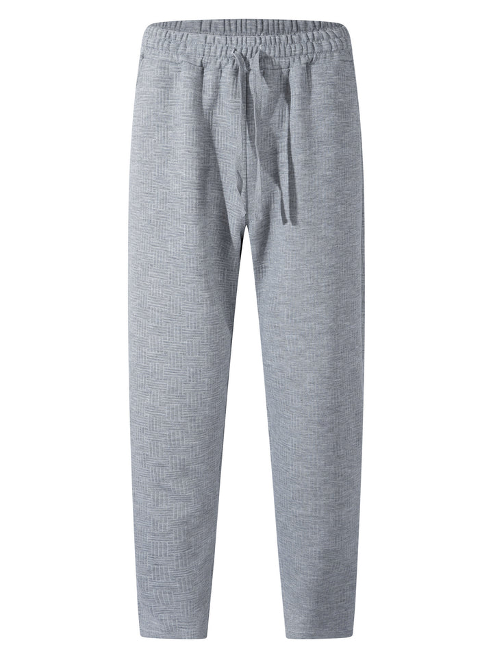 Herren lässige Jogginghose mit elastischem Bund und strukturiertem Design Drune