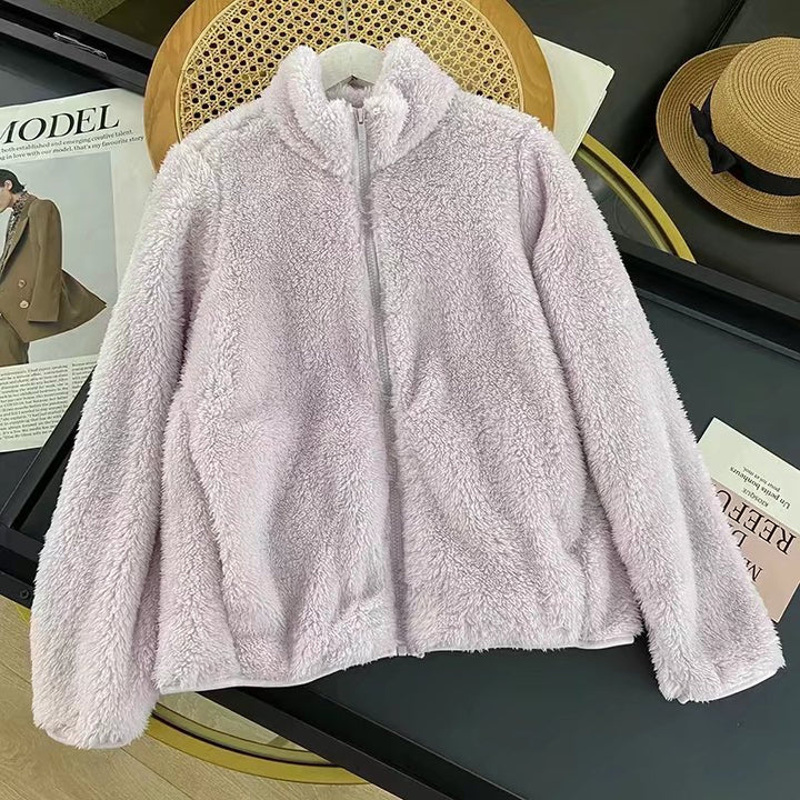Damen Fleecejacke mit hohem Kragen und weichem Innenfutter Drune