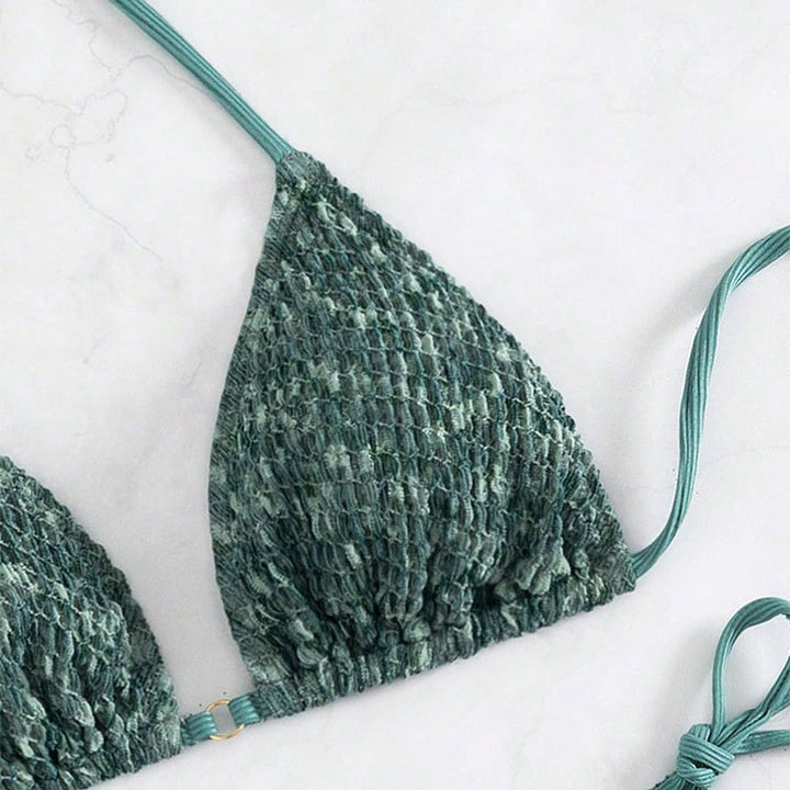 Damen Triangel-Bikini mit raffinierten Bindebändern Drune