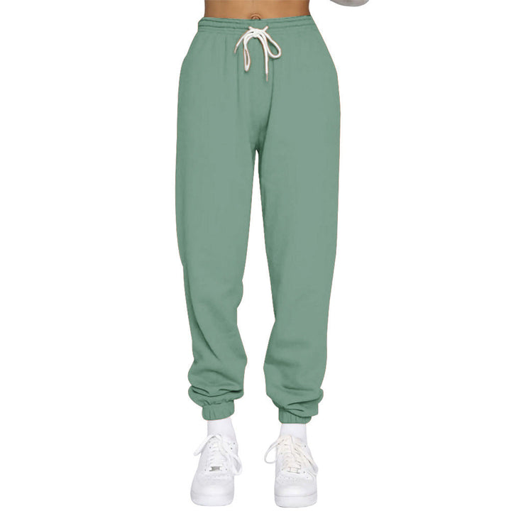 Damen Komfortable Jogginghose mit verstellbarem Bund und elastischen Bündchen Drune