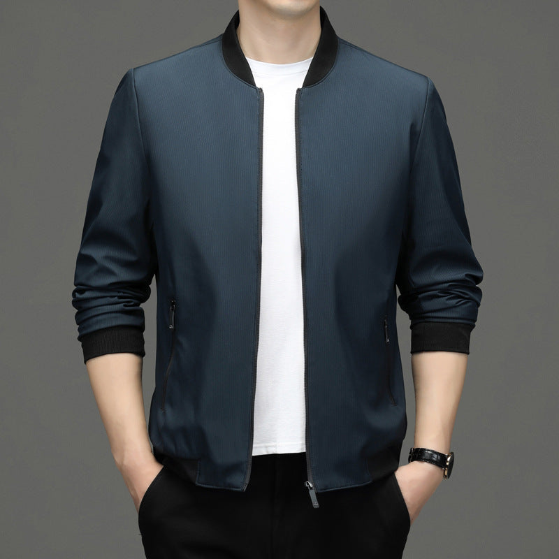 Herren sportliche Blousonjacke mit modernem Schnitt und funktionalen Details Drune