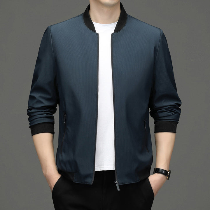Herren sportliche Blousonjacke mit modernem Schnitt und funktionalen Details Drune