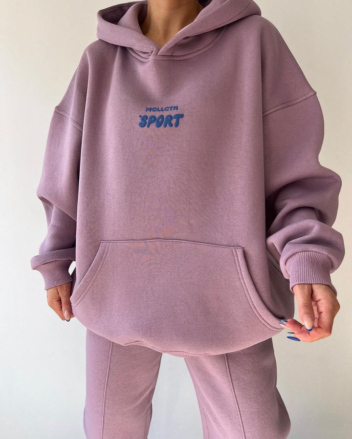 Damen Sportlicher Oversized Hoodie Drune