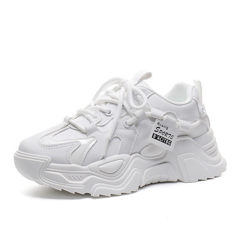 Damen modische Chunky Sneakers mit atmungsaktiver Mesh-Oberfläche und dämpfendem Sohlenprofil Drune