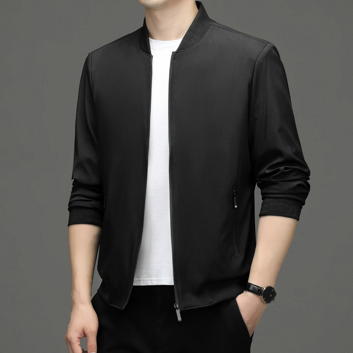 Herren sportliche Blousonjacke mit modernem Schnitt und funktionalen Details Drune