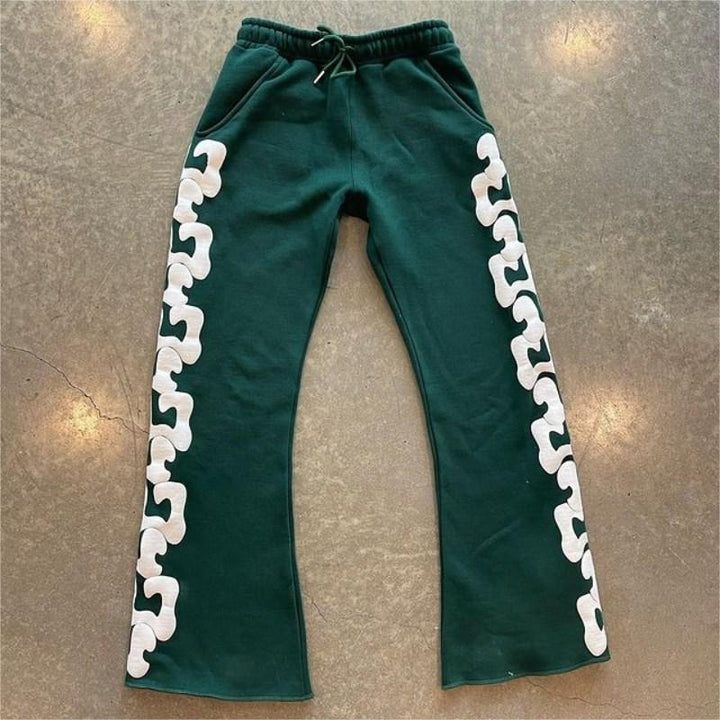 Damen Sweatpants mit kreativen Seitendetails und bequemer Passform Drune