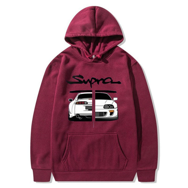 Damen Kapuzenpullover mit einzigartigem Design und bequemen Kängurutaschen Drune