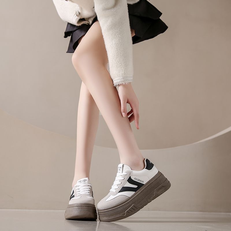 Damen Plateau-Sneaker mit modischer Verzierung Drune