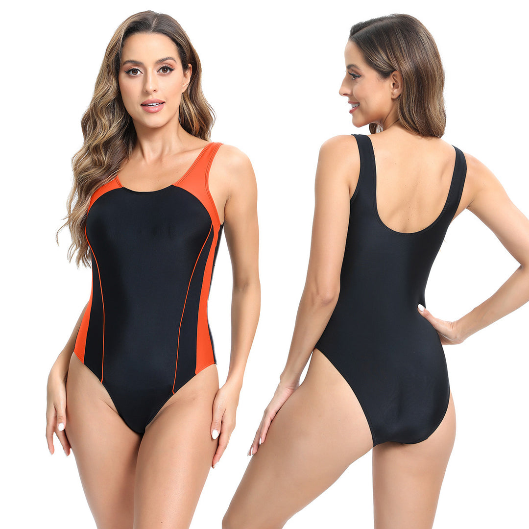 Damen Sportlicher Schwimmanzug mit ergonomischem Schnitt und farblichen Akzenten Drune