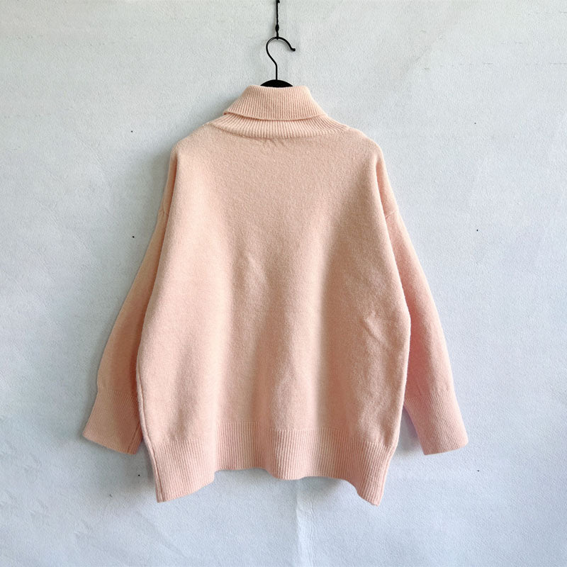Drune | Weicher Pullover Aus Einfarbigem Strick