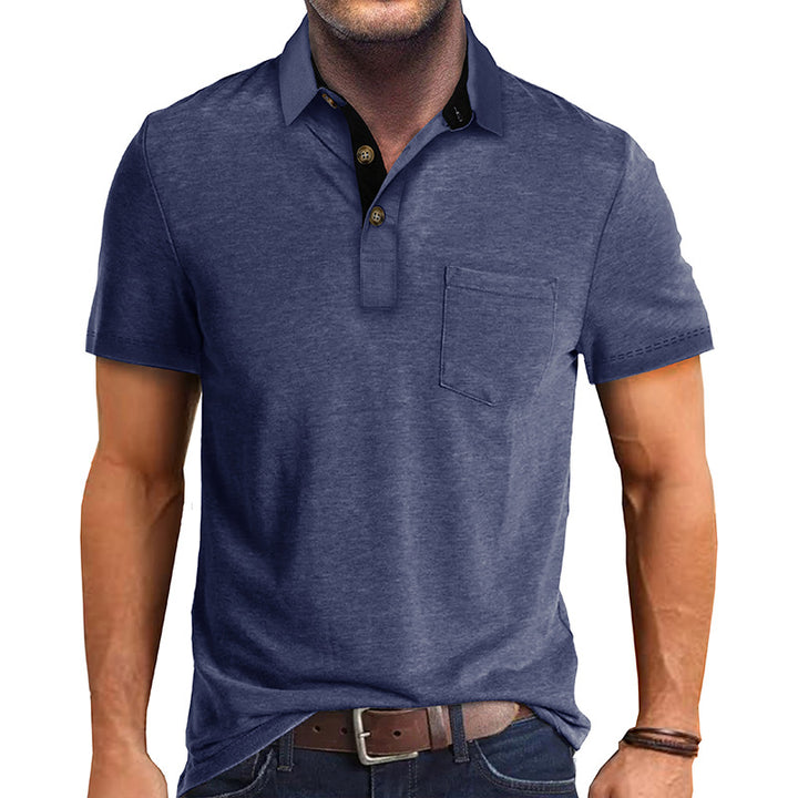 Herren Polo-Shirt mit modernen Designelementen Drune