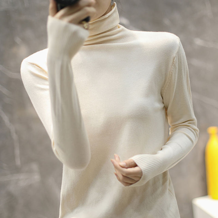 Damen Hochwertiger Rollkragenpullover Drune
