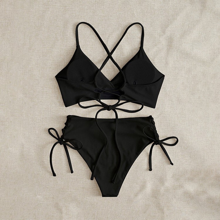 Damen Bikini-Set mit raffiniertem Schnürdetail Drune
