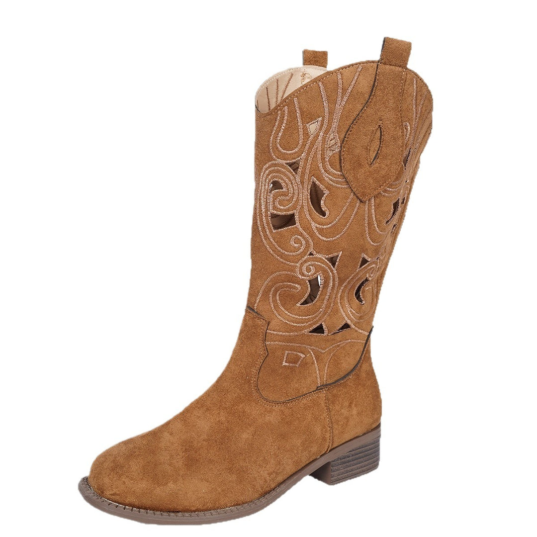 Damen Stiefel mit kunstvoller anatomischer Gestaltung Drune