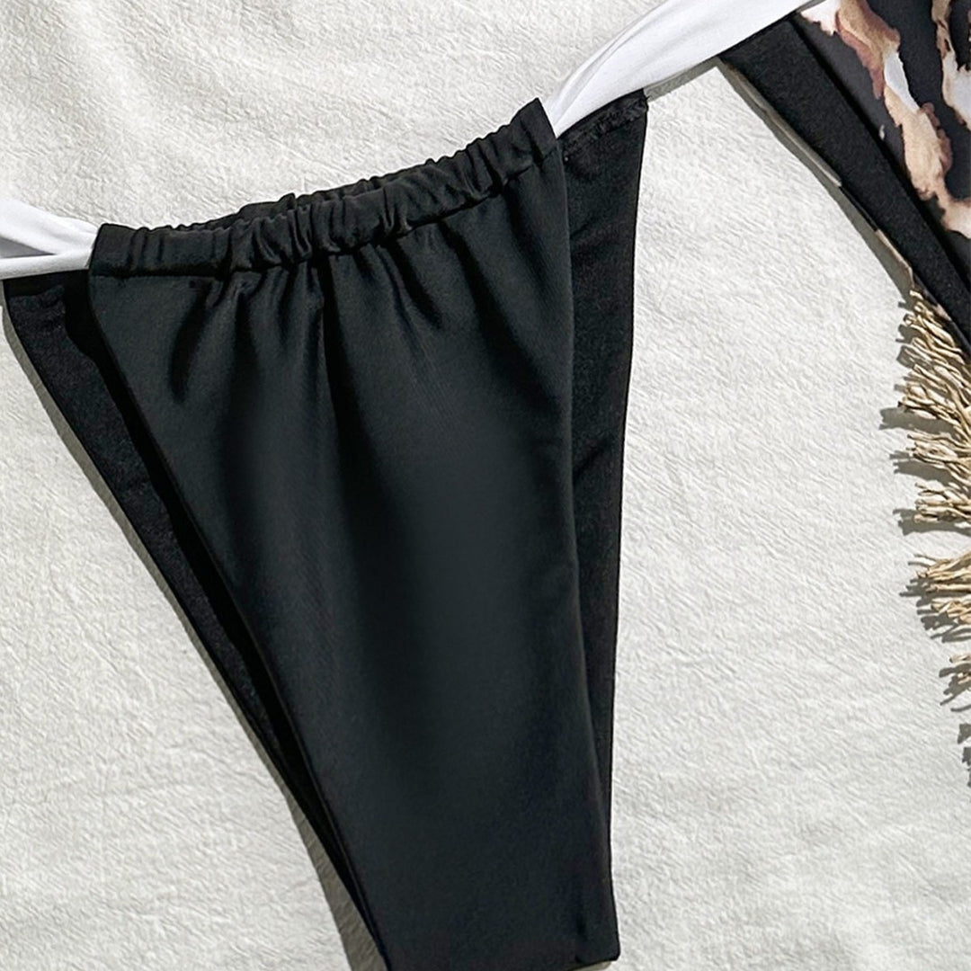 Damen Bikini-Set mit romantischem Schleifen-Design und raffinierten Trägern Drune