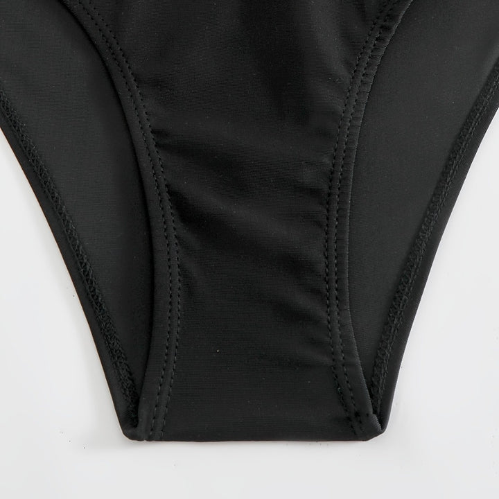 Damen Triangel-Bikini mit sportlichem Knoten-Design Drune