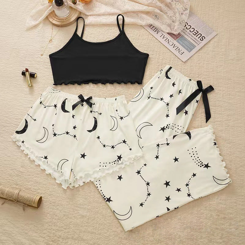 Damen Schlafanzug Set Drune