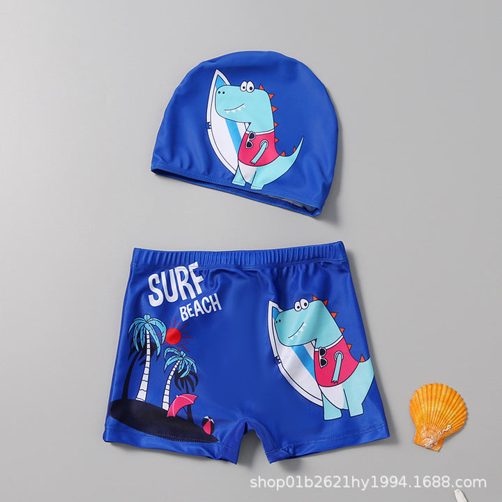 Jungen Schwimmset mit fröhlichem Dinosaurier-Motiv Drune