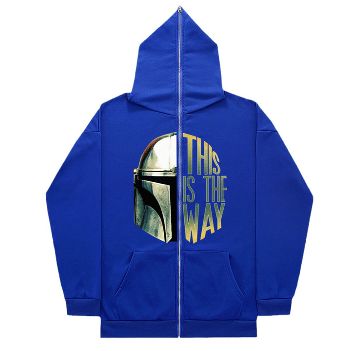 Damen Kapuzenjacke mit hochwertigem Grafikdesign und bequemen Taschen Drune