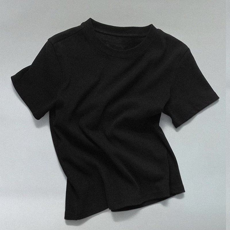 Damen lässiges T-Shirt mit modernem Schnitt Drune