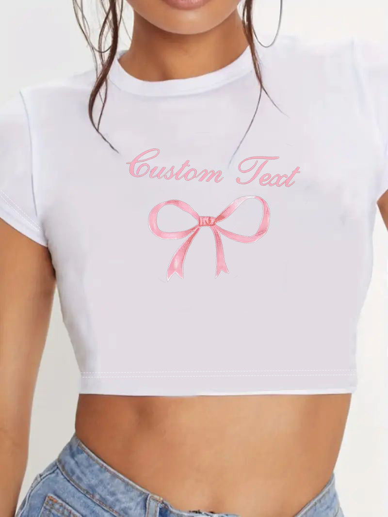 Damen Crop-Top mit innovativem Spinnen-Netz-Design Drune