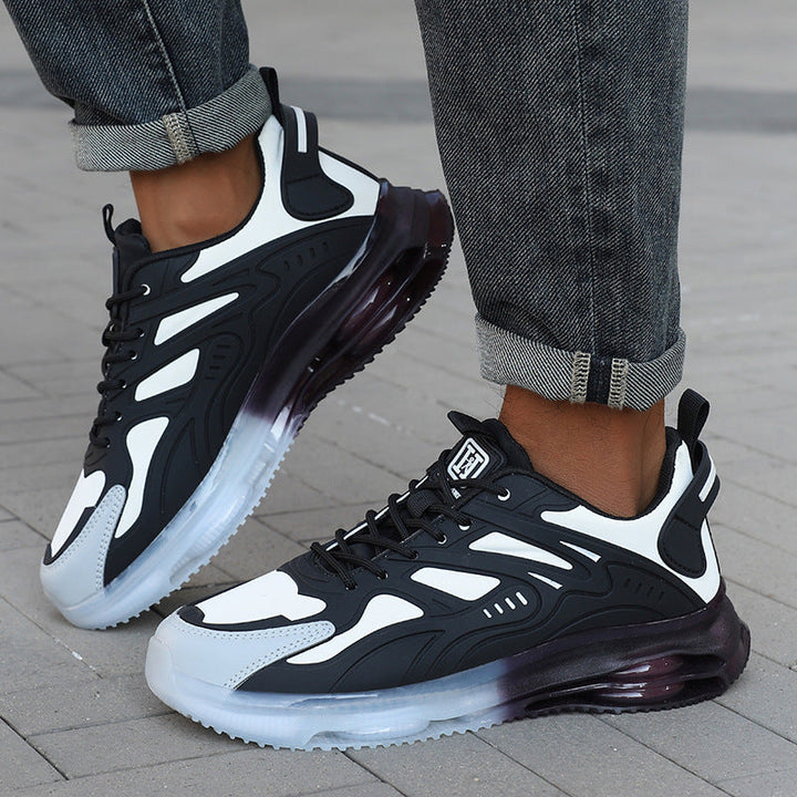 Herren nan futuristischer leistungsorientierter Lifestyle-Sneaker mit durchgehender Luftkammersohle und thermogeformten Kunststoffapplikationen Drune